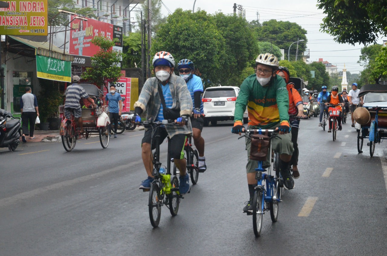 Pemkot Yogya Peringati Hari Penting dengan Bersepeda