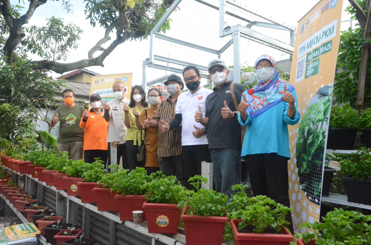 Wawali Resmikan Kebun Sayur Organik “KTD Gemah Ripah” Bausasran