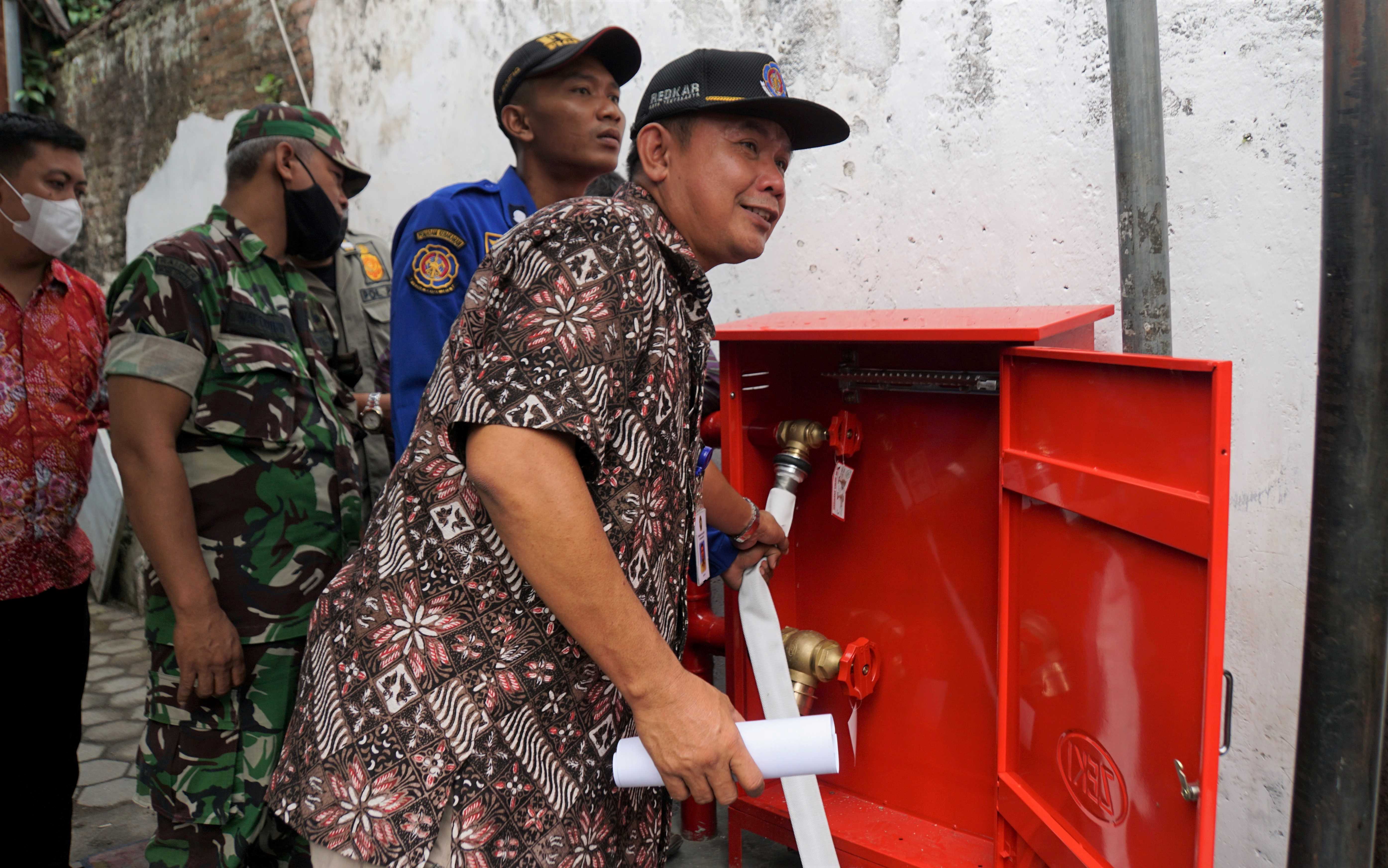 Uji Operasional Hidran Kering Kampung Notoprajan   