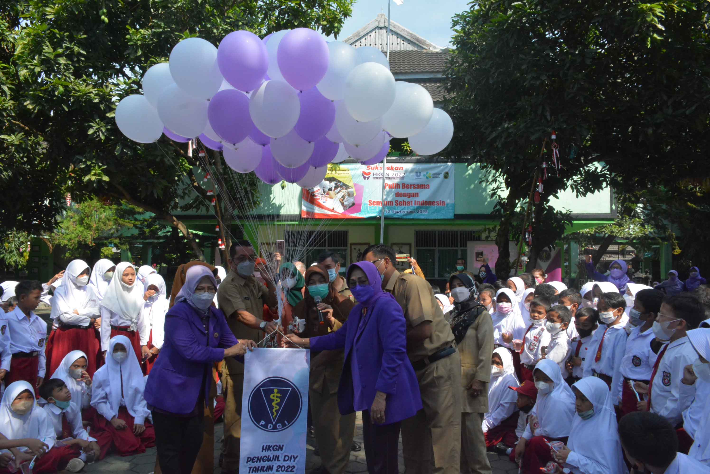 Siswa SD di Kota Yogya Ikuti Aksi Sikat Gigi Serentak