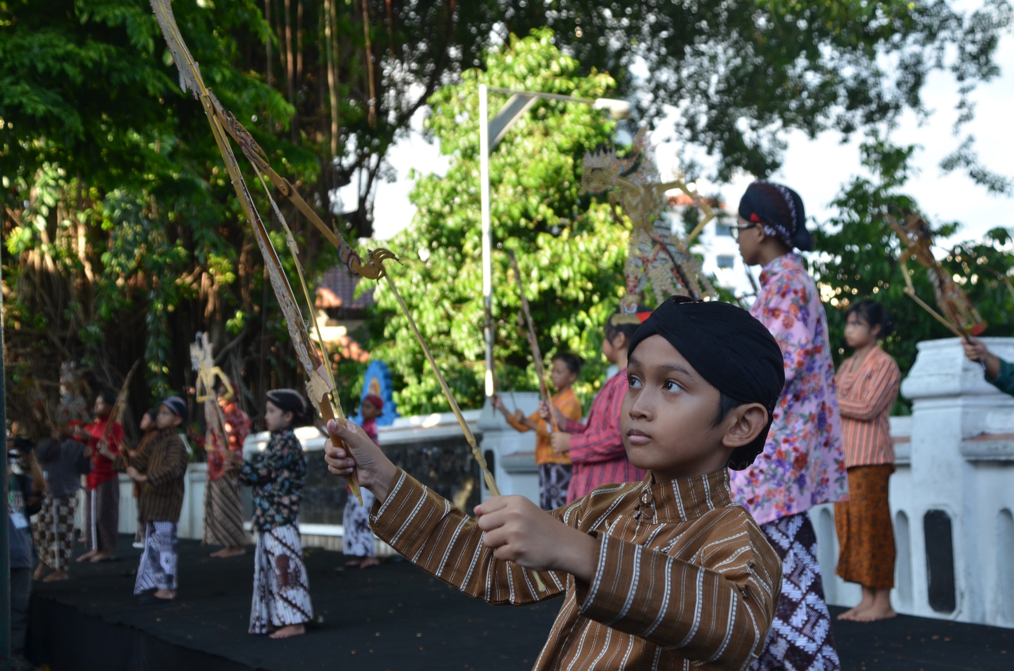 Aksi Seratus Dalang Cilik Rayakan HUT ke-266 Kota Yogya