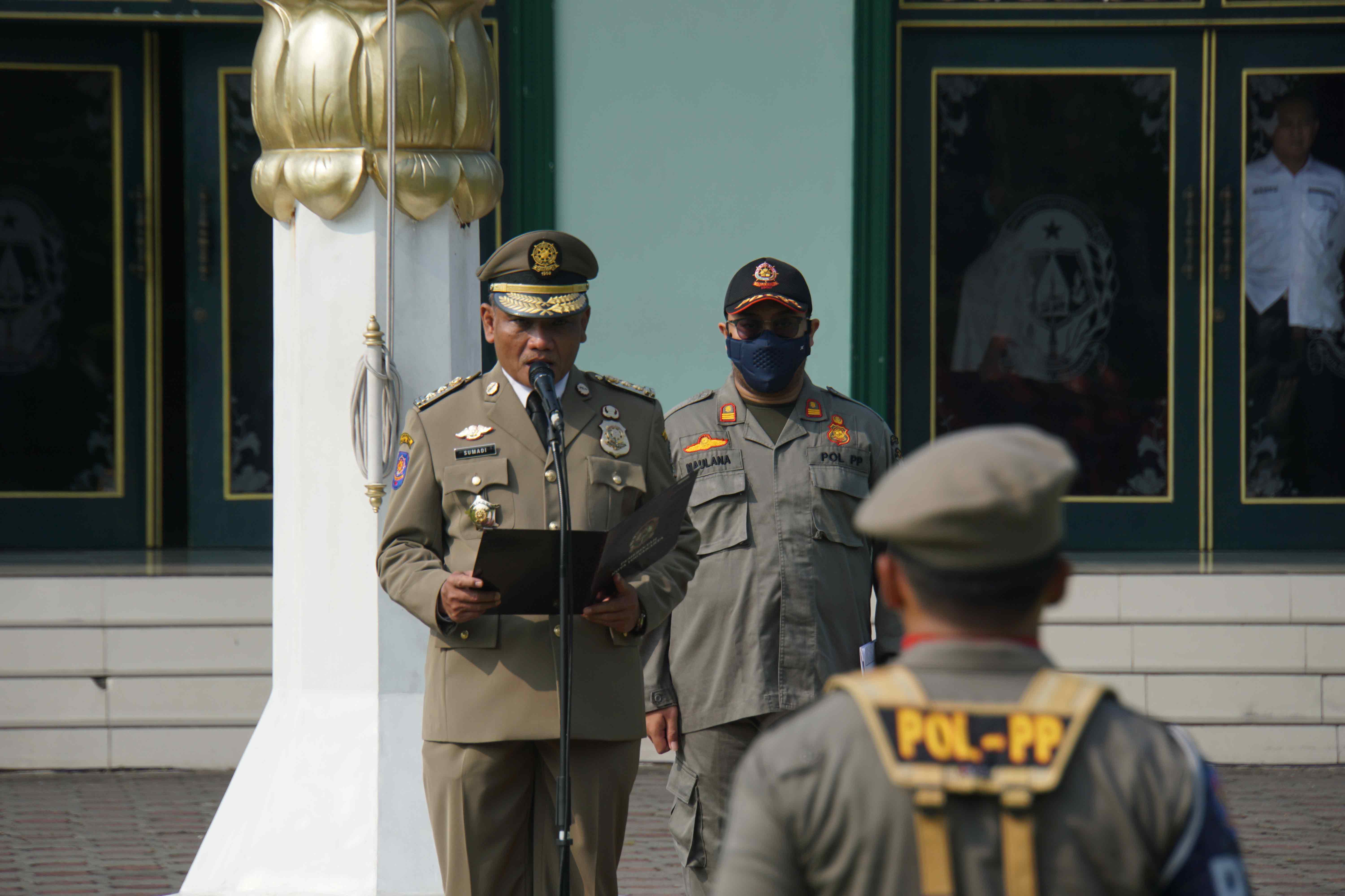 HUT Satpol PP, Satlinmas dan Damkarmat Kuatkan Pengabdian Masyarakat