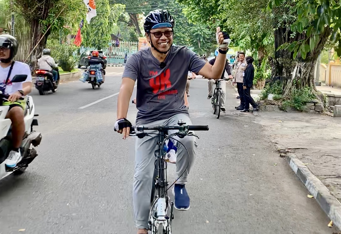 Pj Walikota Kembali Gelar Gowes Sambang Kampung