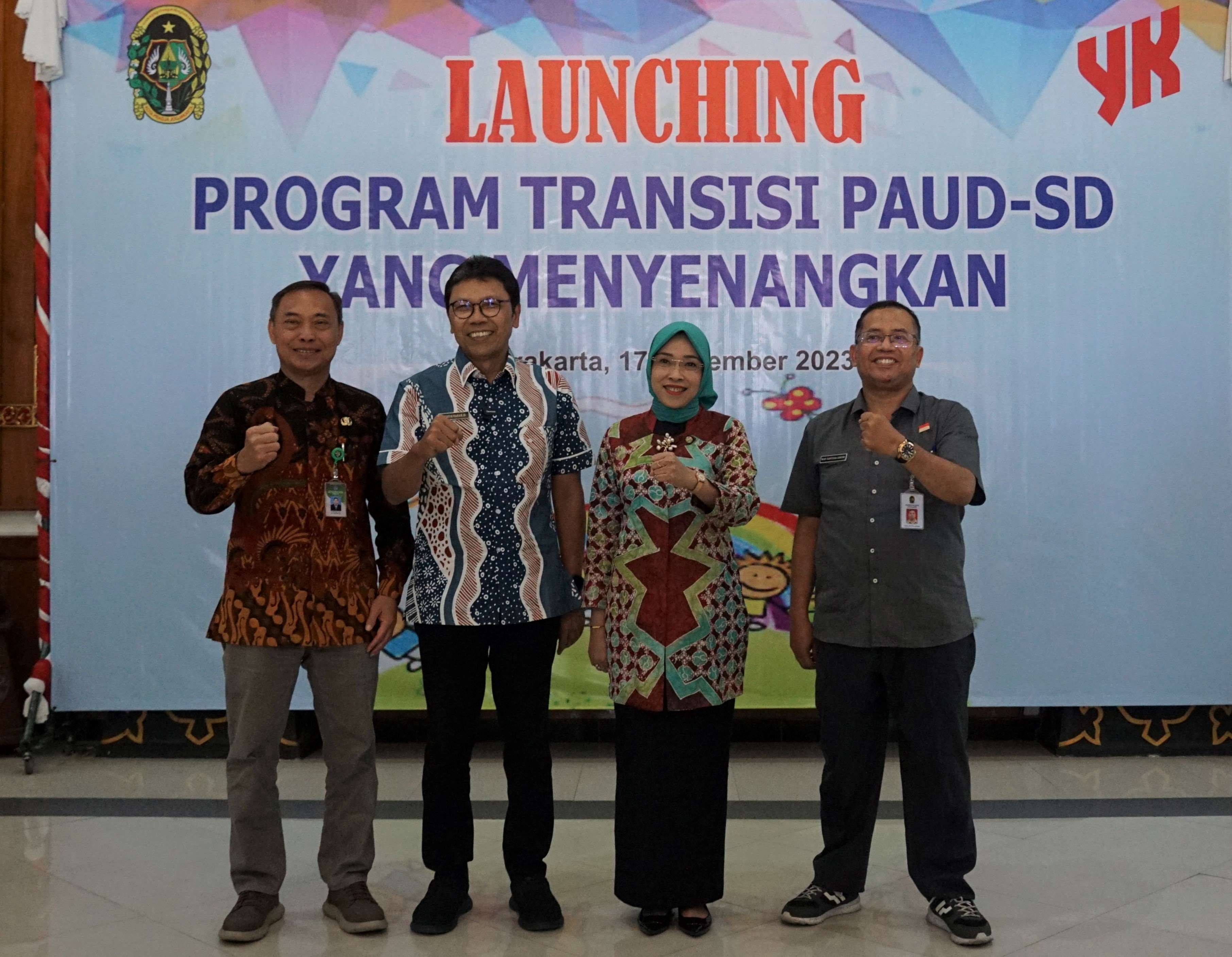 Pemkot Yogya Luncurkan Program Transisi PAUD-SD Menyenangkan   