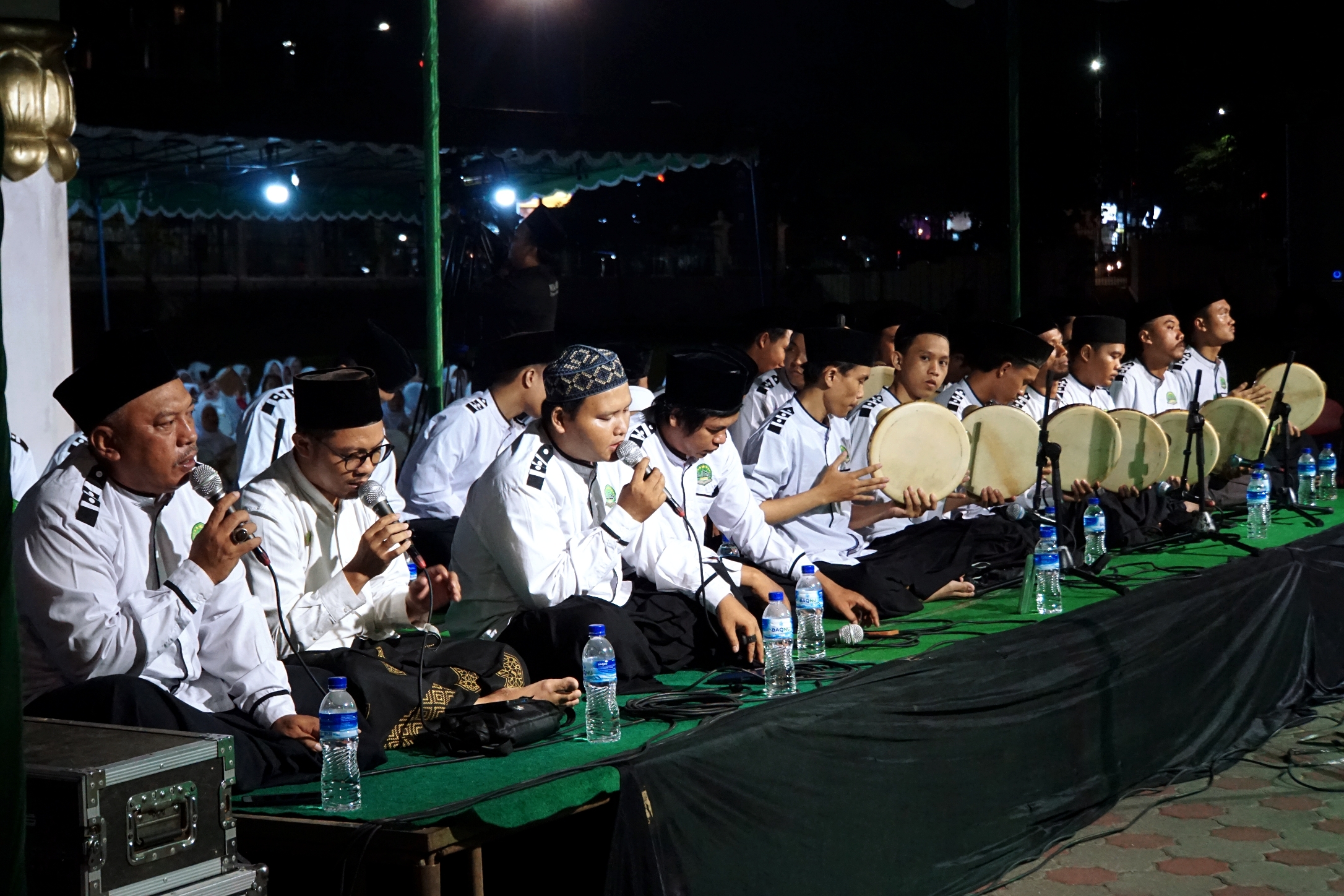 Seribu Penabuh Rebana Lantunkan Doa pada Puncak Hari Santri Nasional