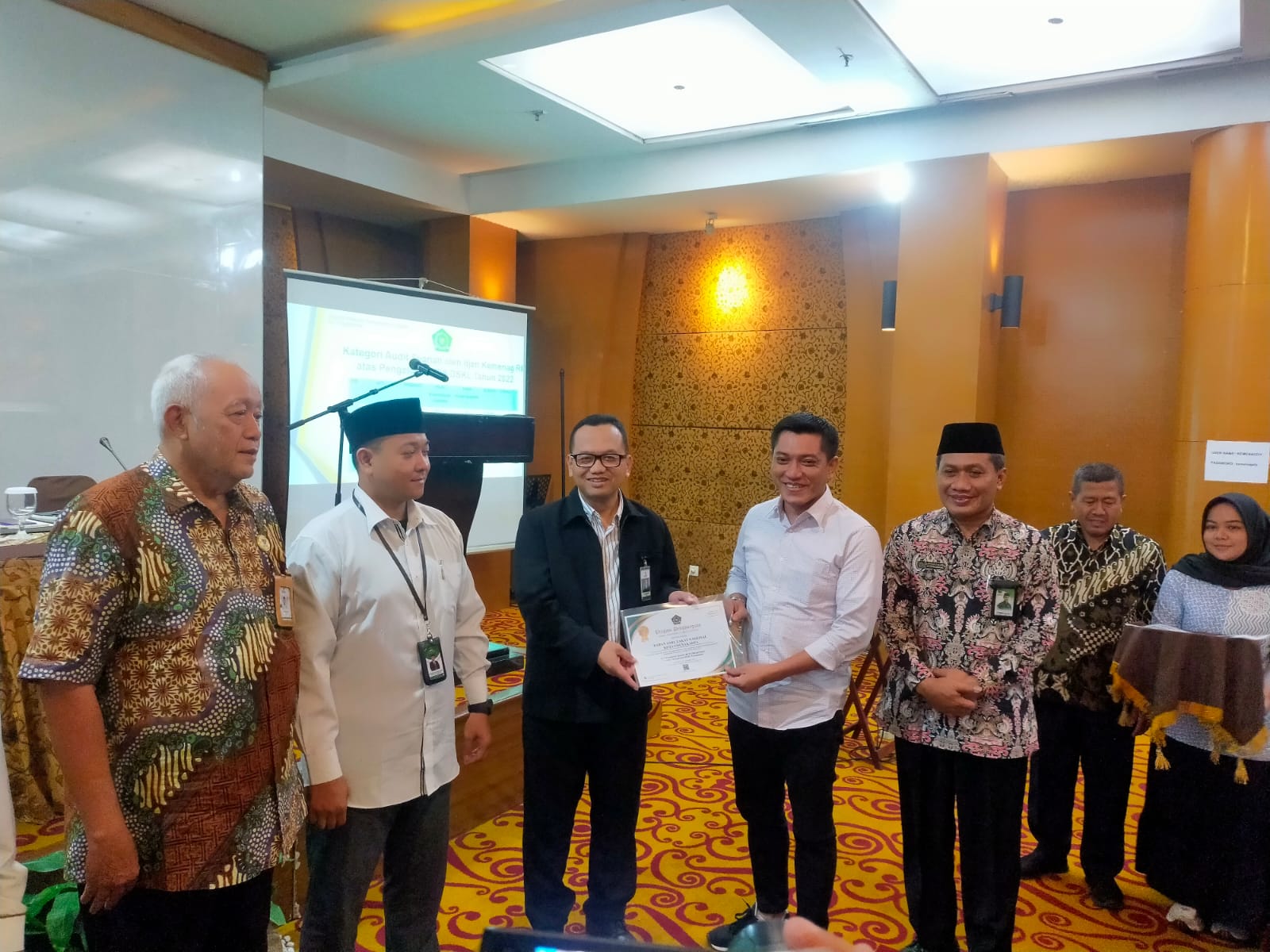 BAZNAS Kota Yogya Raih Penghargaan ‘Sempurna’ Atas Pengelolaan ZIS DSKL Tahun 2023