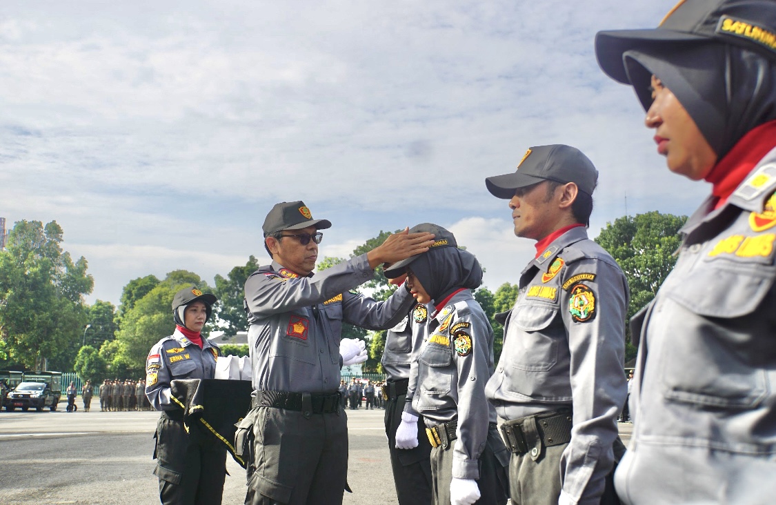 Pemkot Terjunkan 2.596 Satlinmas Ciptakan Situasi Aman TPS