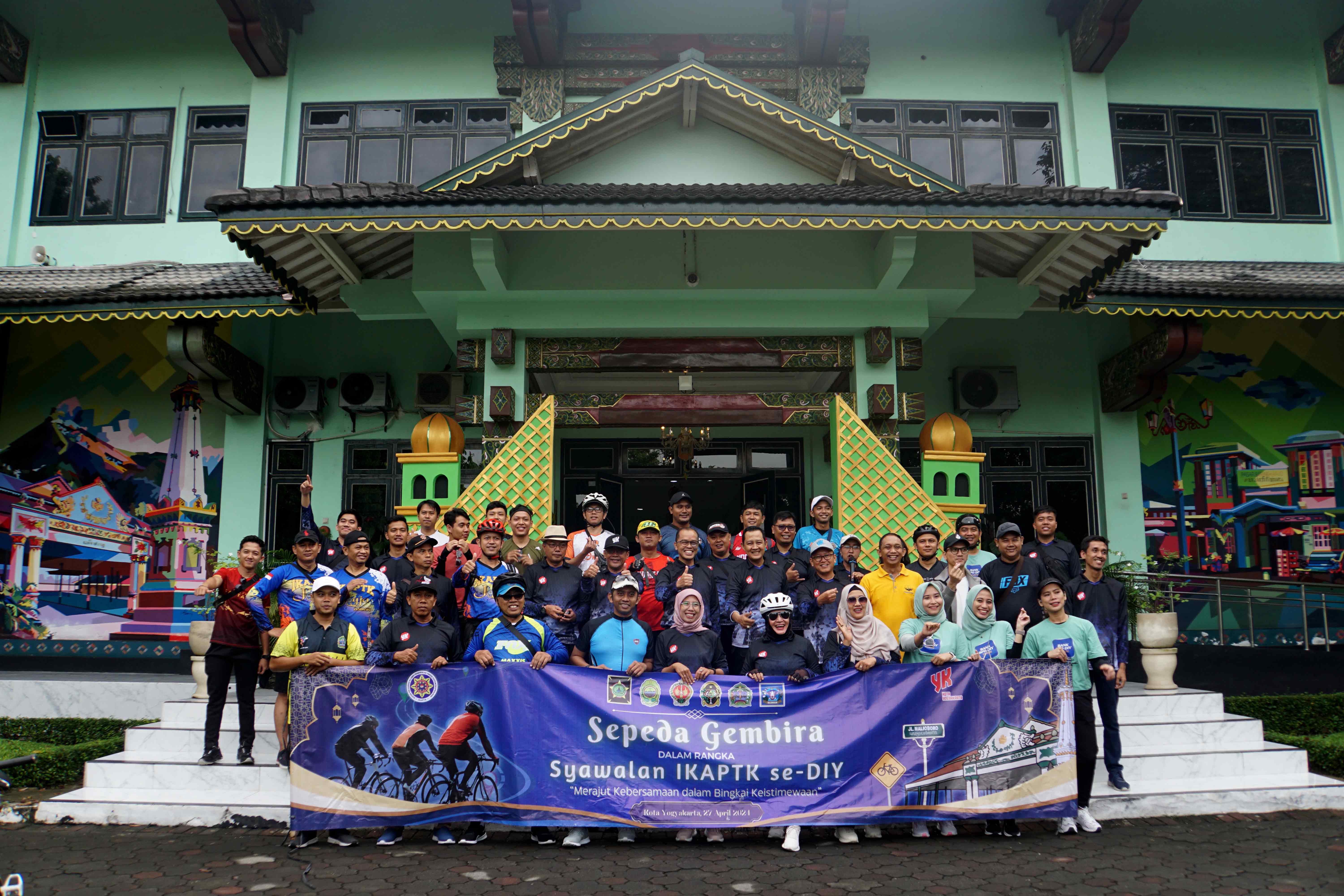 Gowes Bareng dan Syawalan, Alumni IKAPTK Jalin Kebersamaan