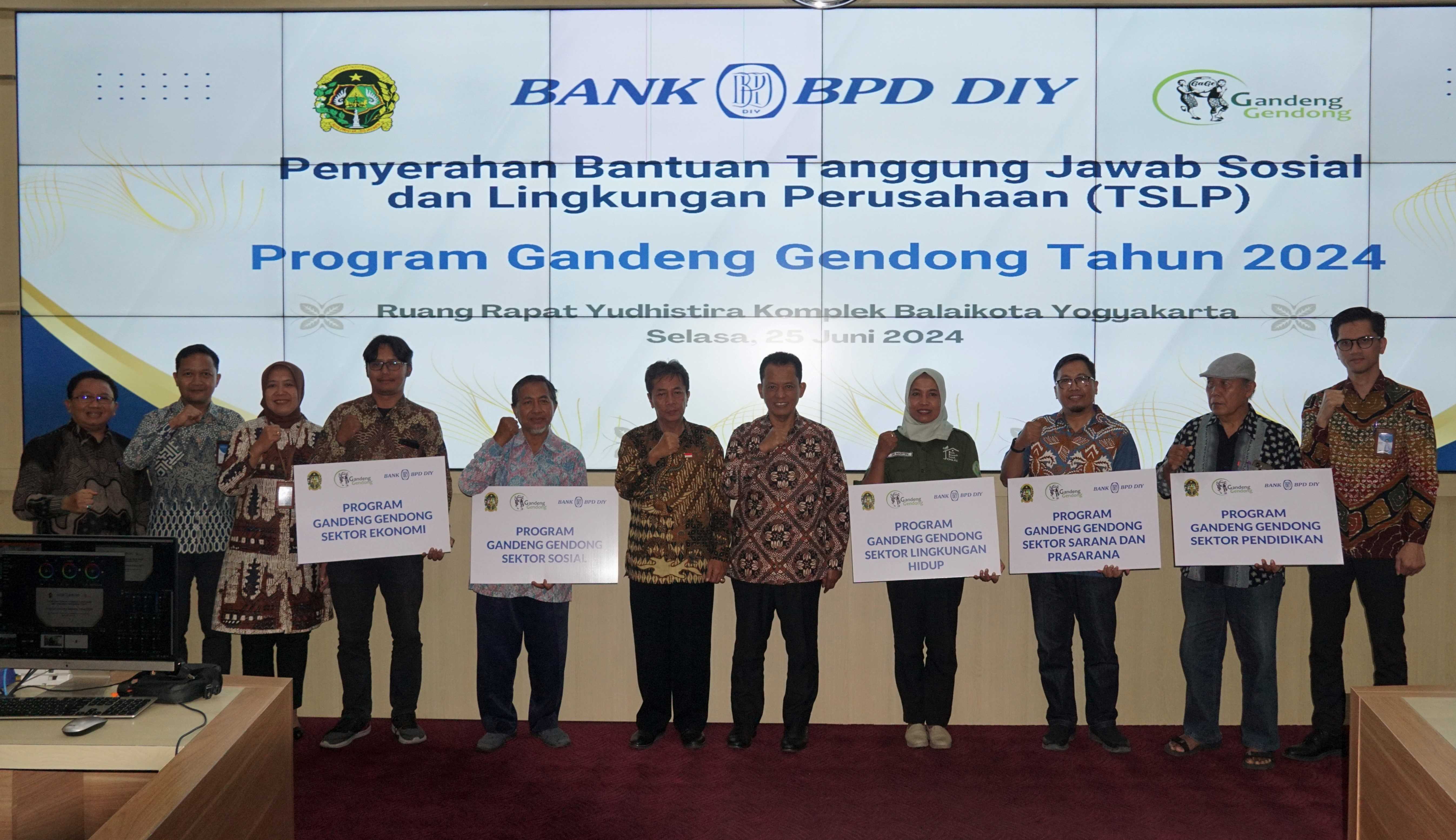 Sinergi Pemkot Yogya -Bank BPD DIY Dukung Program Gandeng Gendong   