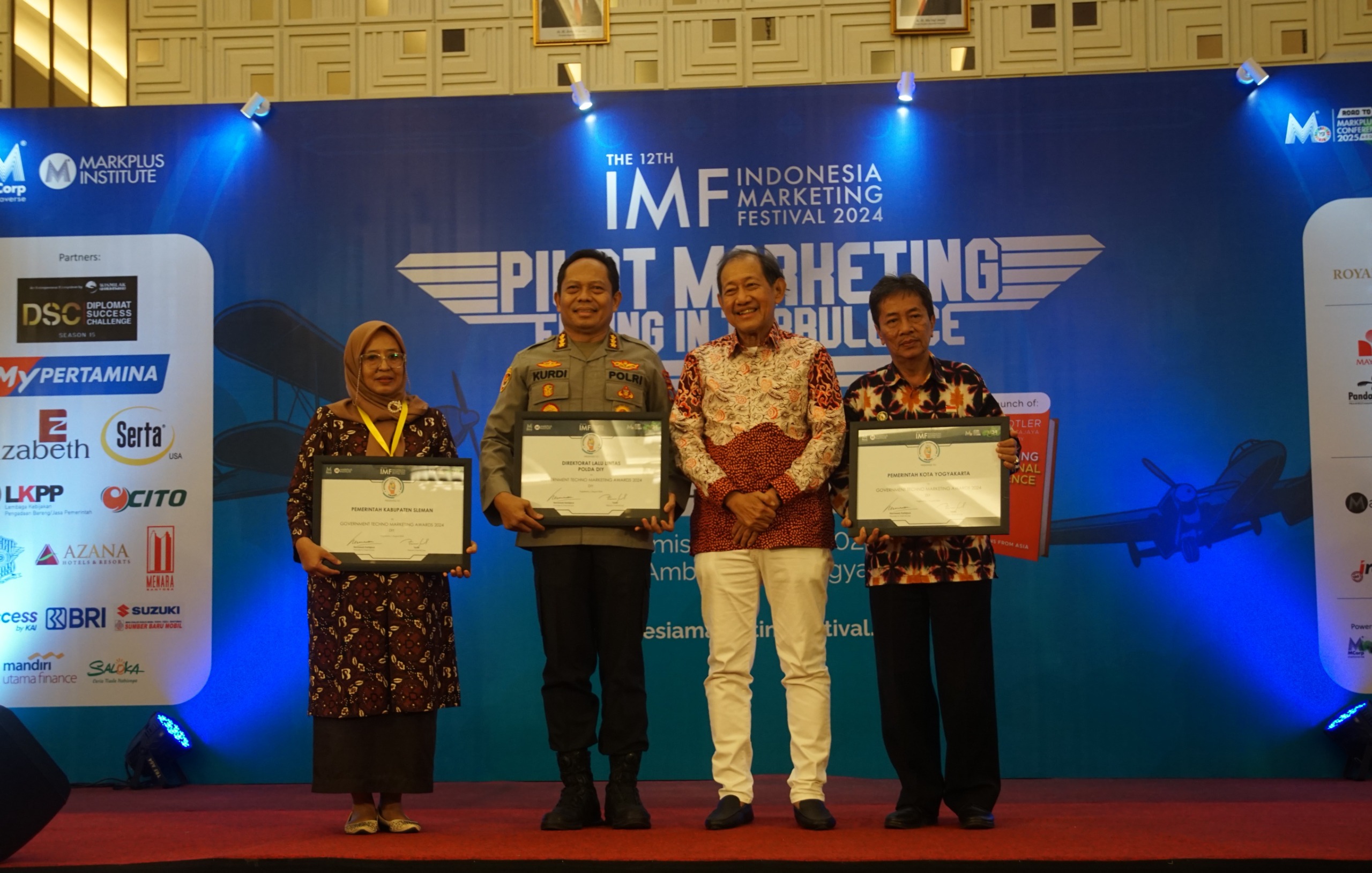 Pemkot Yogya Terima Penghargaan Government Techno Award 2024