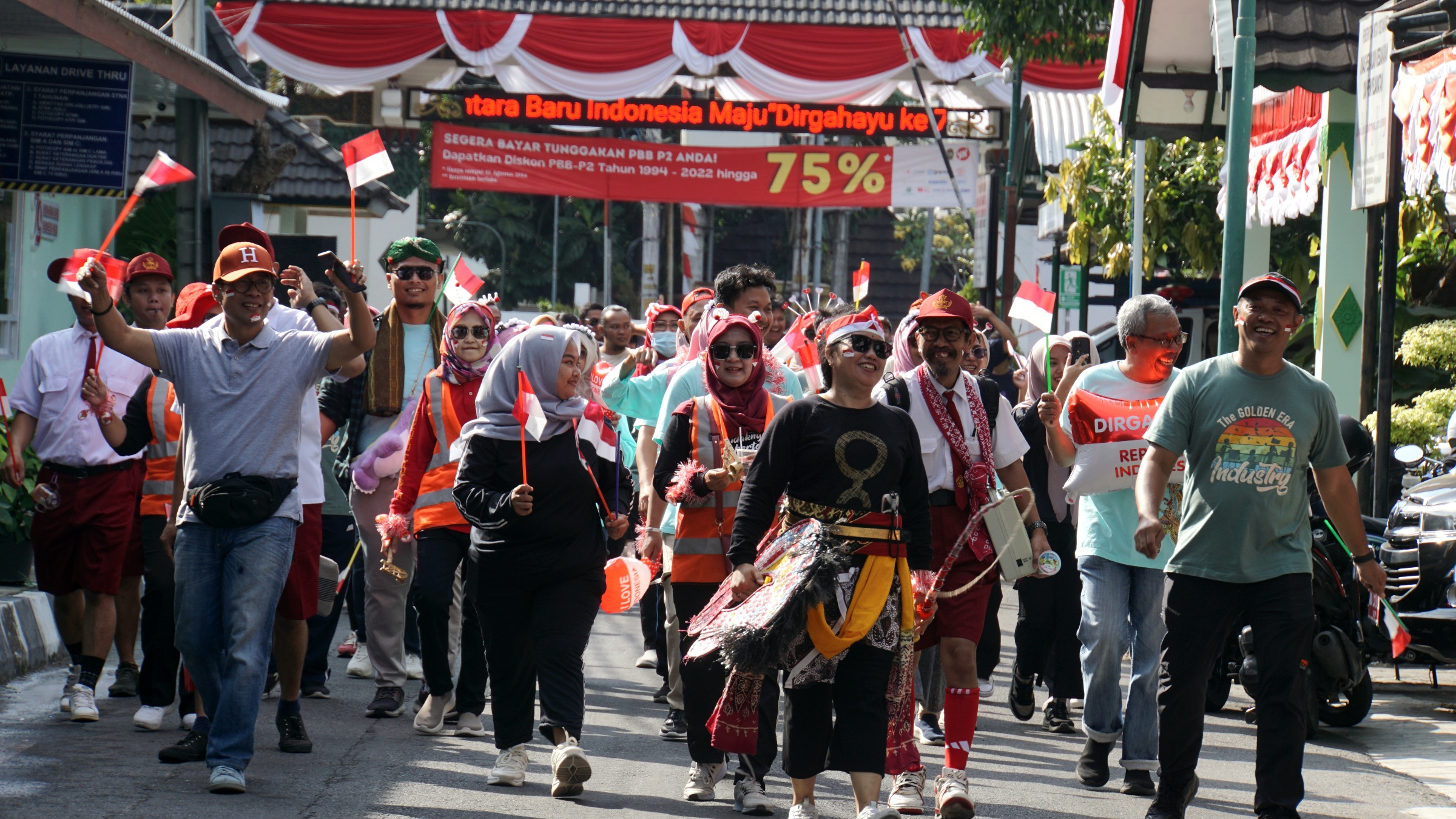 Kemeriahan Perangkat Daerah Sambut HUT ke-79 Kemerdekaan RI