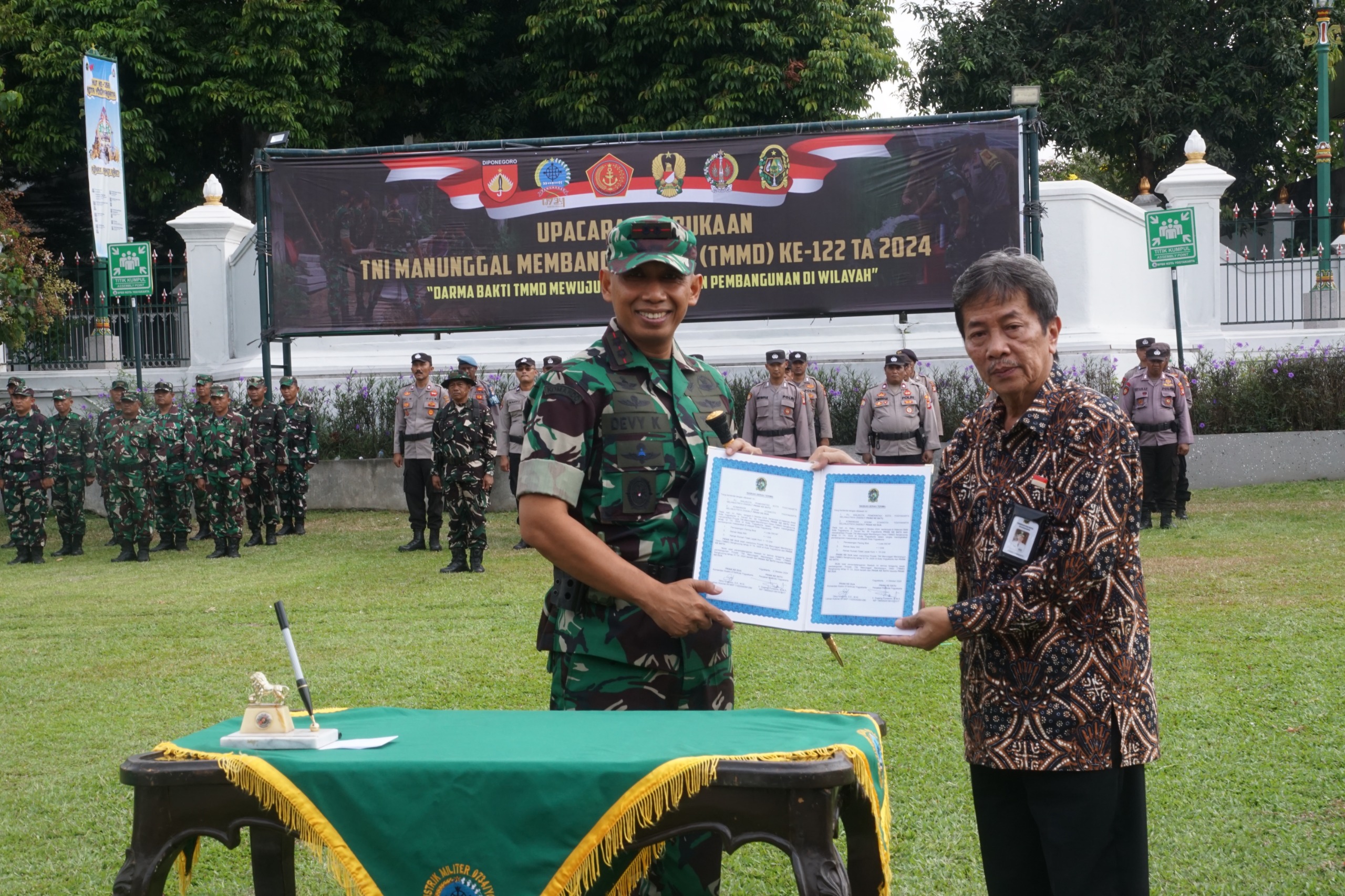 Pembukaan TMMD Sengkuyung Tingkatkan Kualitas Infrastruktur dan Kesejahteraan