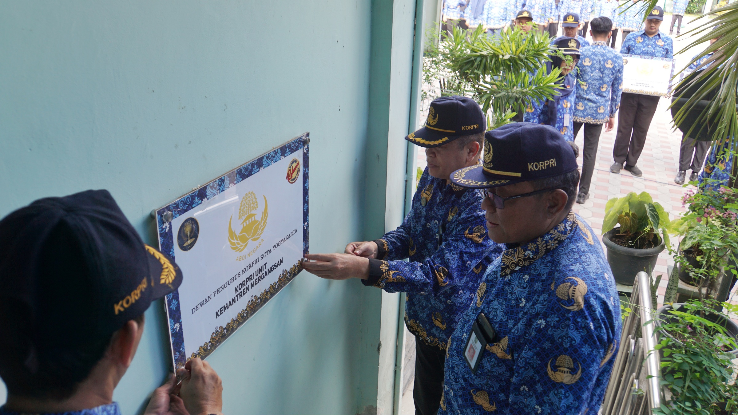 Prasasti Korpri Reborn Terpasang di 45 Perangkat Daerah Pemkot Yogya